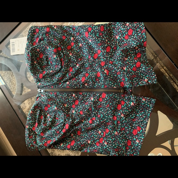 silence + noise Tops - women’s corset zipper top